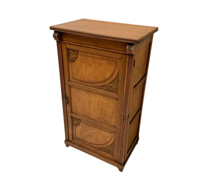 Arts & Crafts Art Nouveau One-Door Cabinet, 1900s
